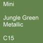 Preview: Mini, Jungle Green Metallic, C15.